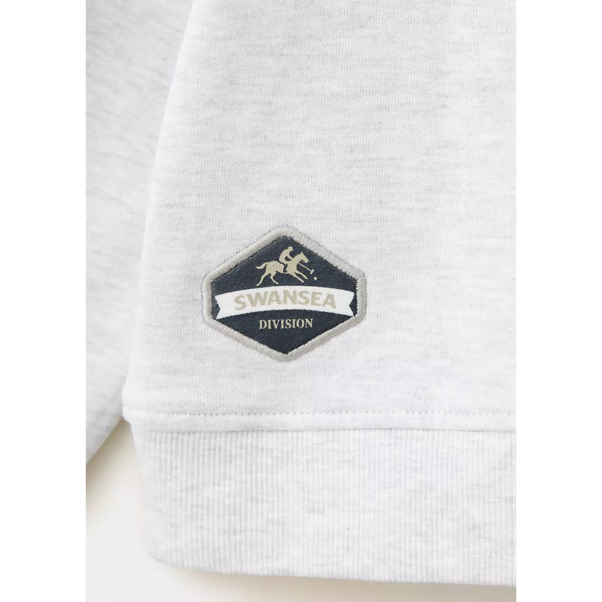 Sweat-shirt coton imprimé gris chiné clair, MANGO KIDS
