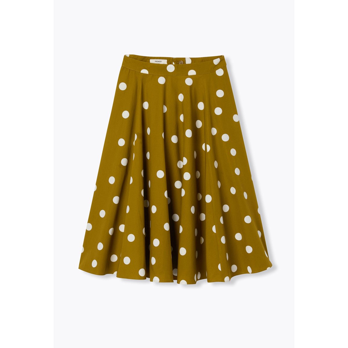Jupe midi imprimée imprimé kaki, PROMOD