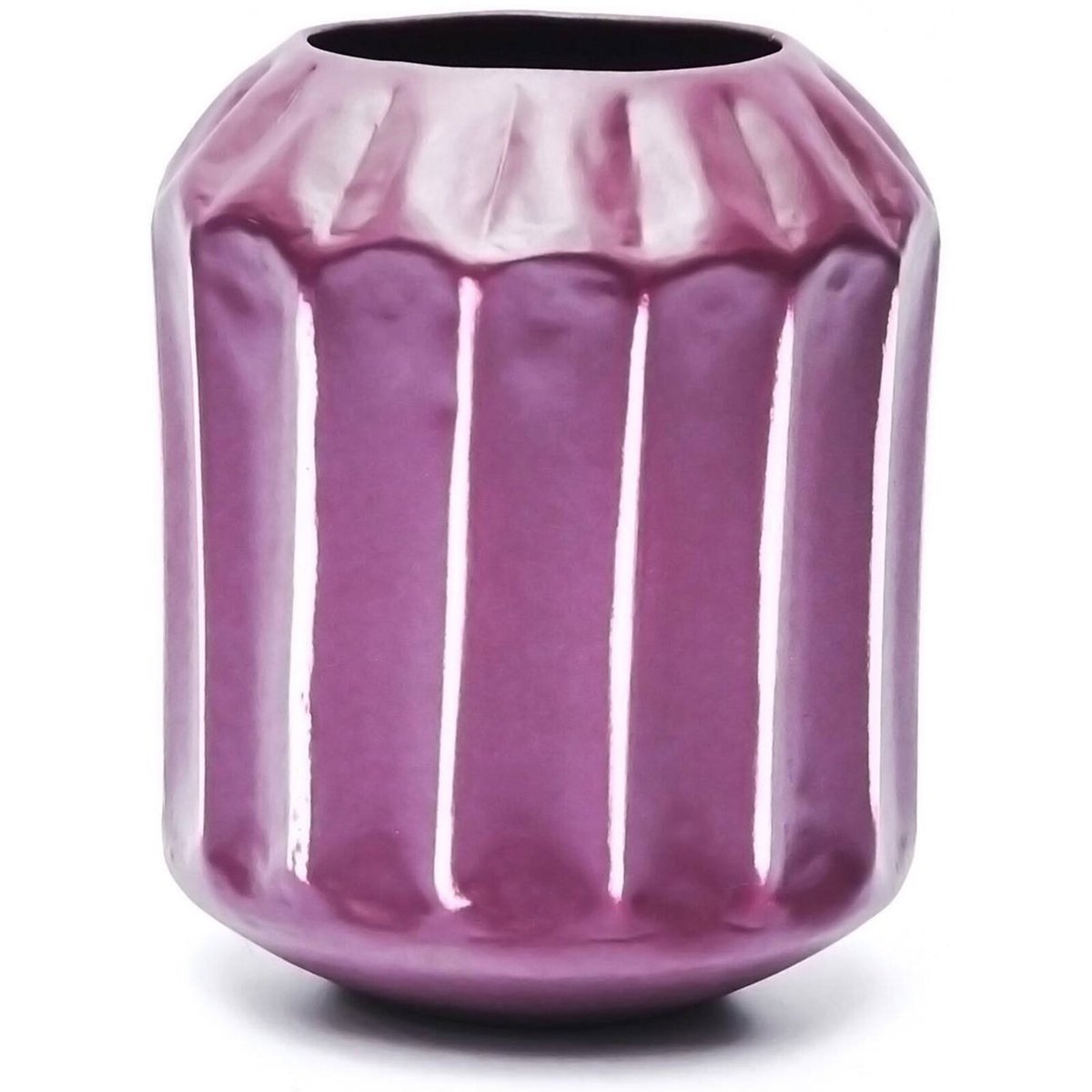 Vase rond fait main Wanda violet, ARTE ESPINA