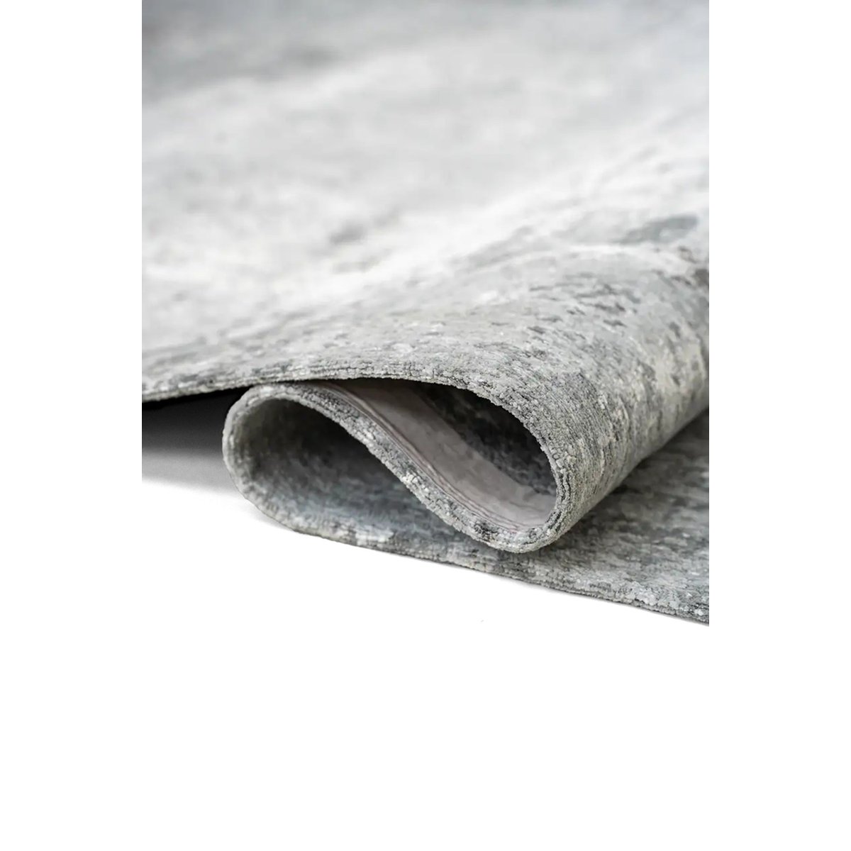 Tapis de salon et chambre tissé plat VIRGIN gris, NOVATREND