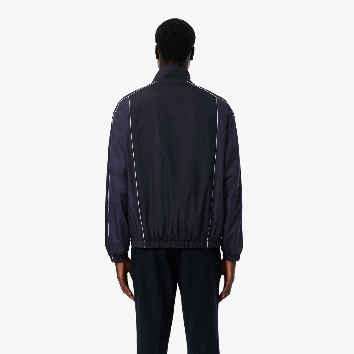 Veste de survêtement color-block déperlante noir-4ci, LACOSTE