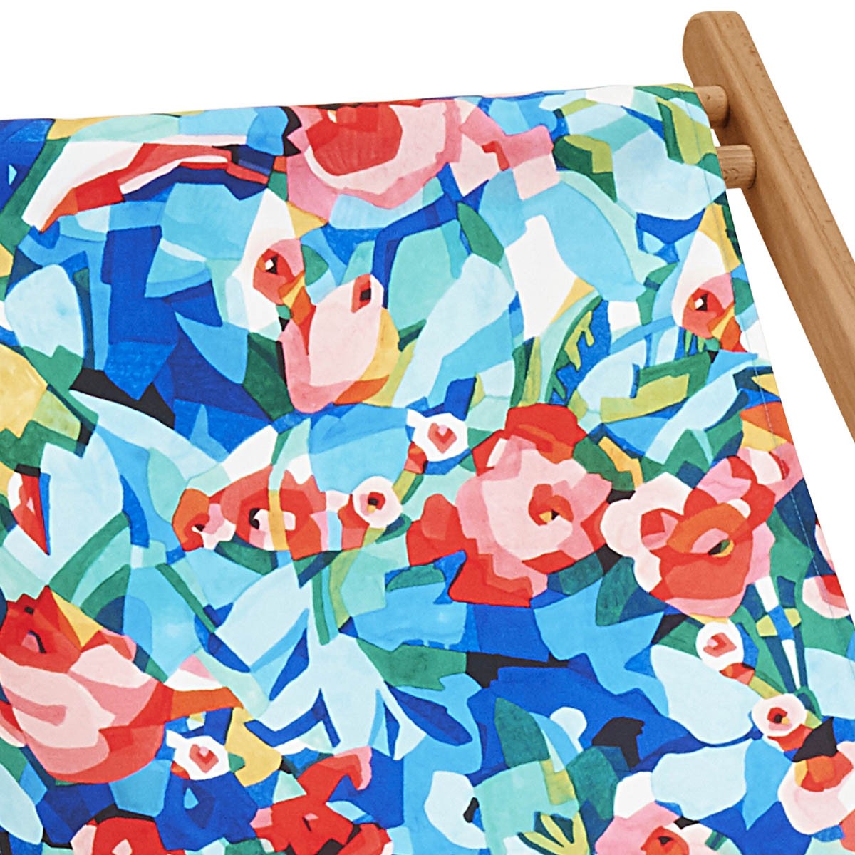Chilienne en eucalyptus et toile outdoor, YUCA multicolore, VENT DE BOHÈME