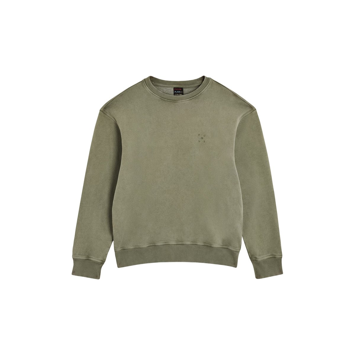 SWEAT SQUARELEAF vert kaki, PULLIN