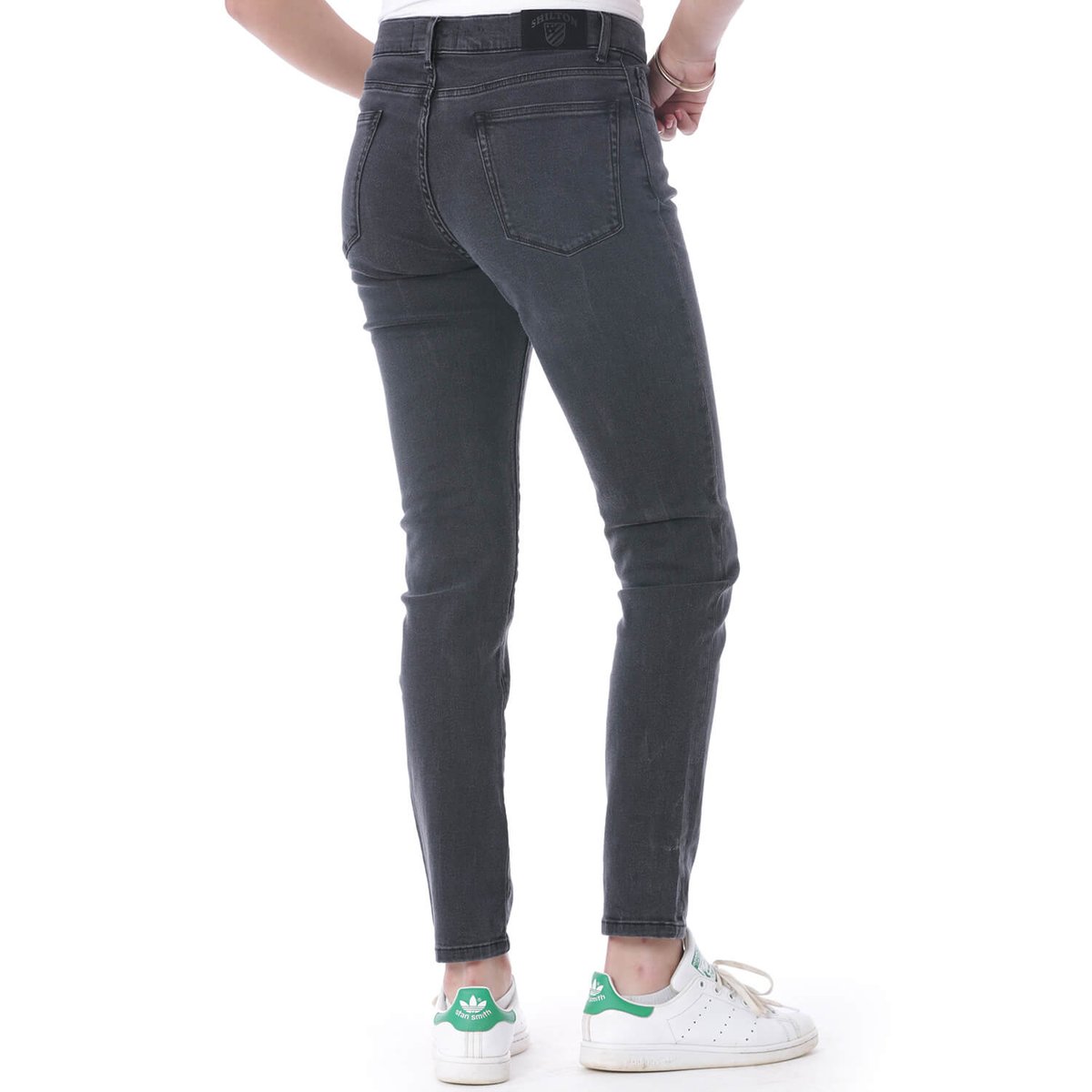 Jean coupe slim USED black used, SHILTON