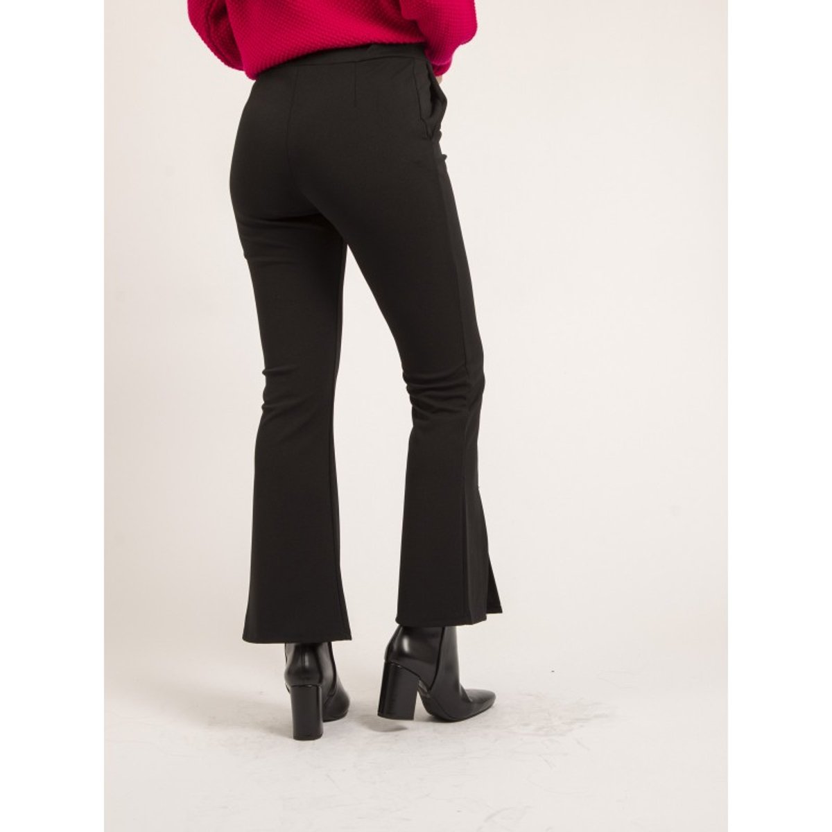 Pantalon Flare Enora noir, DONA LISA