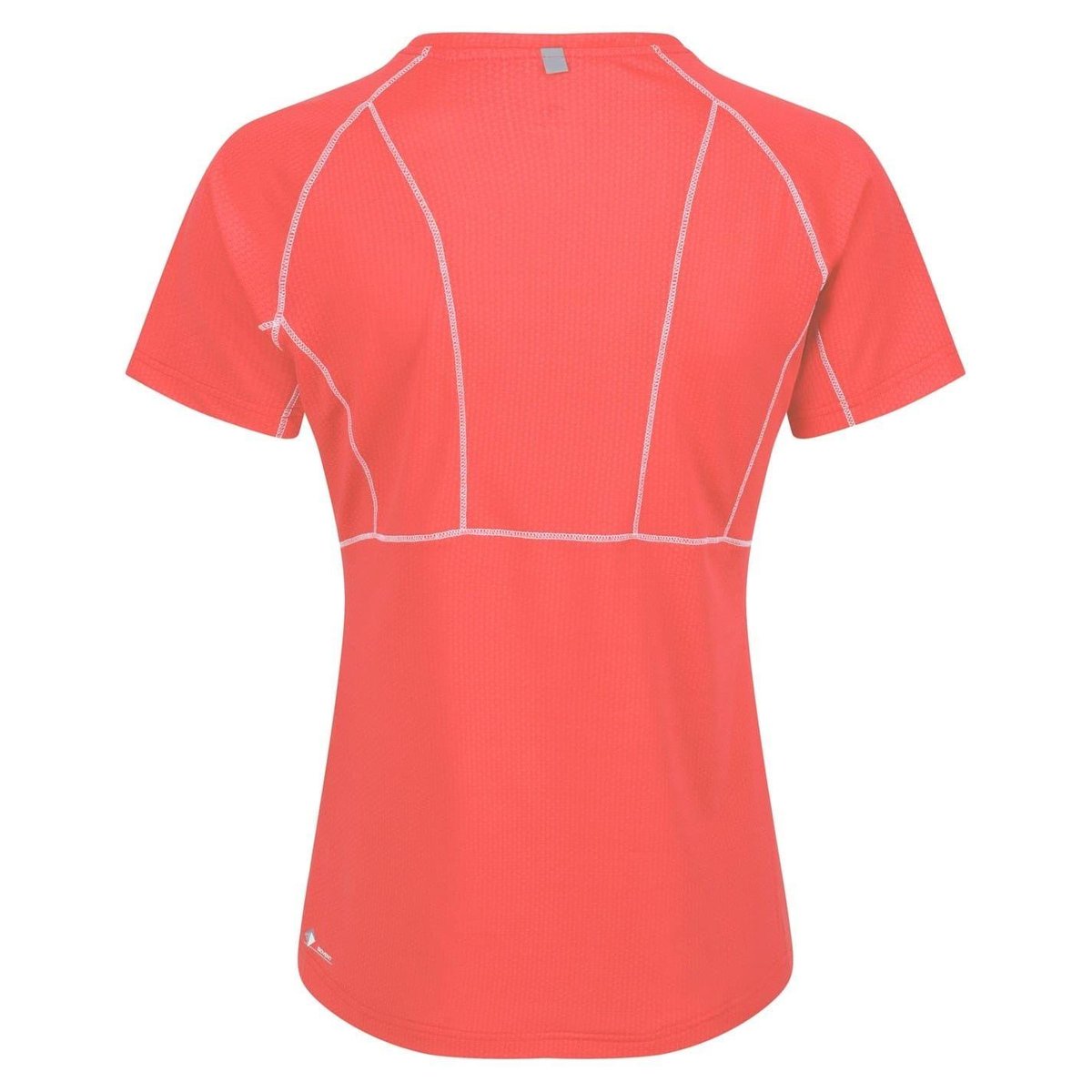 T-shirt manches courtes motif/style détail contrasté DEVOTE pêche fluo, REGATTA