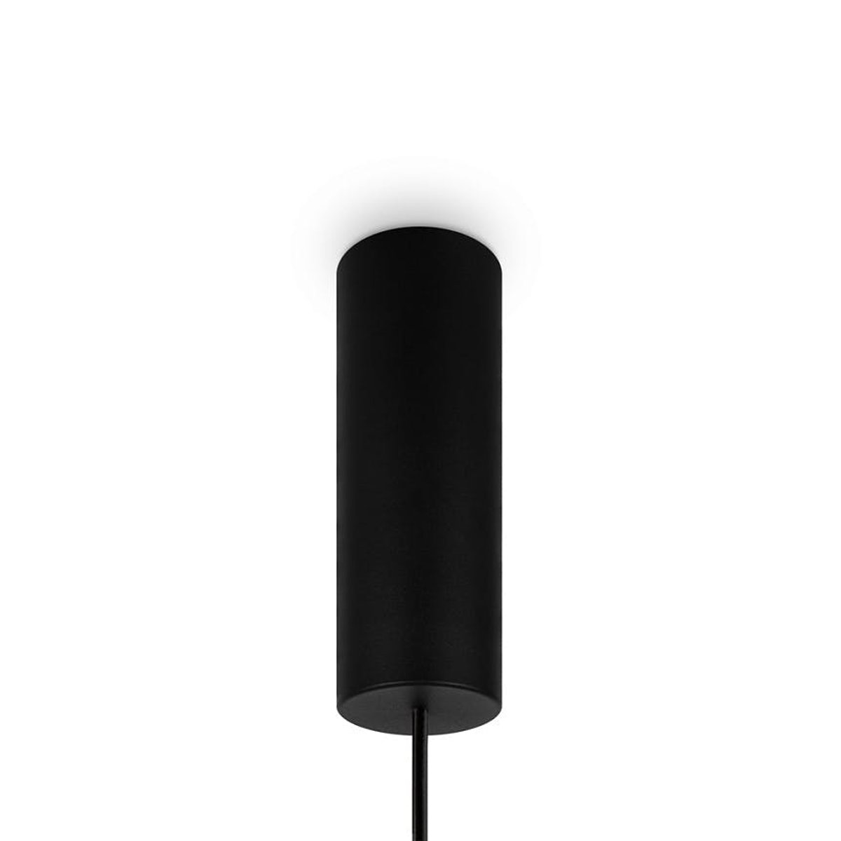 Suspension LED abat-jour en verre diabolo NORA gris, PIER IMPORT