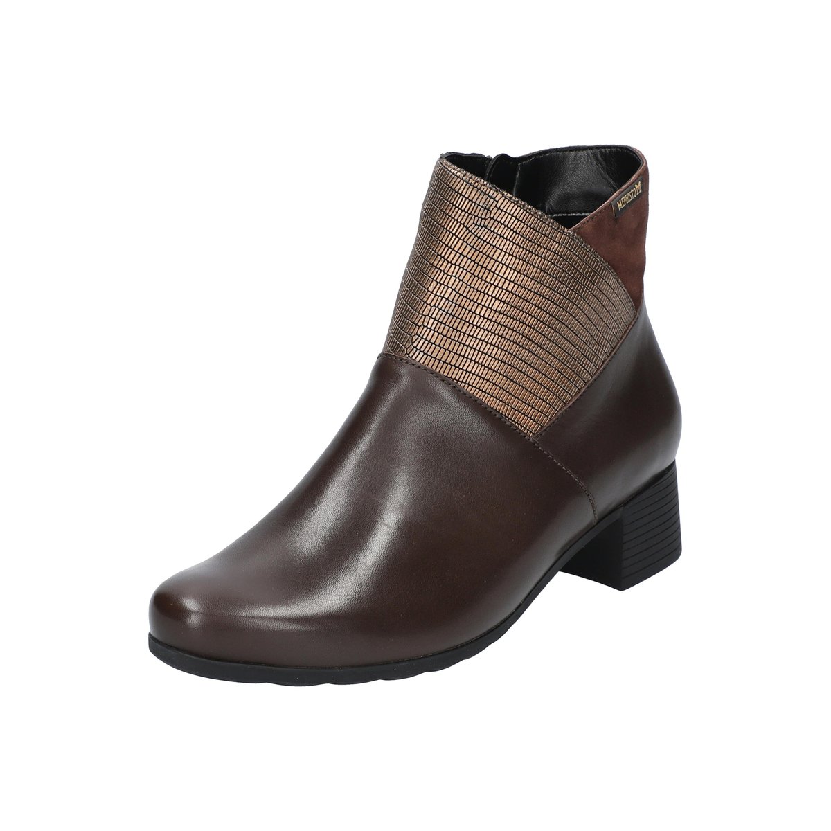 Bottines en cuir GARITA marron foncé 5140, MEPHISTO
