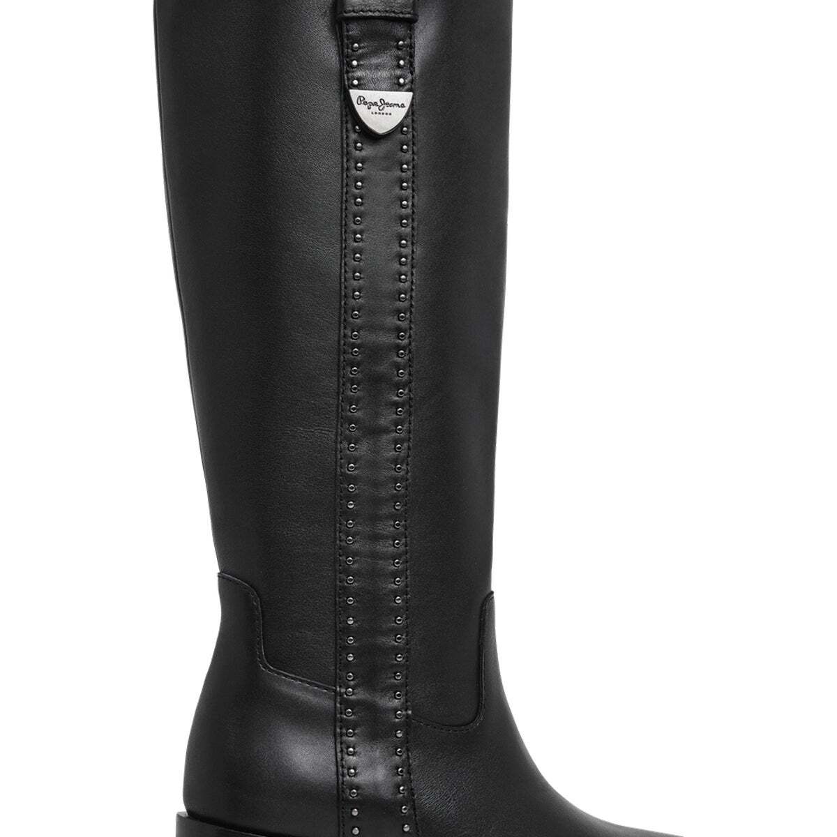 Boots En Cuir noir, PEPE JEANS
