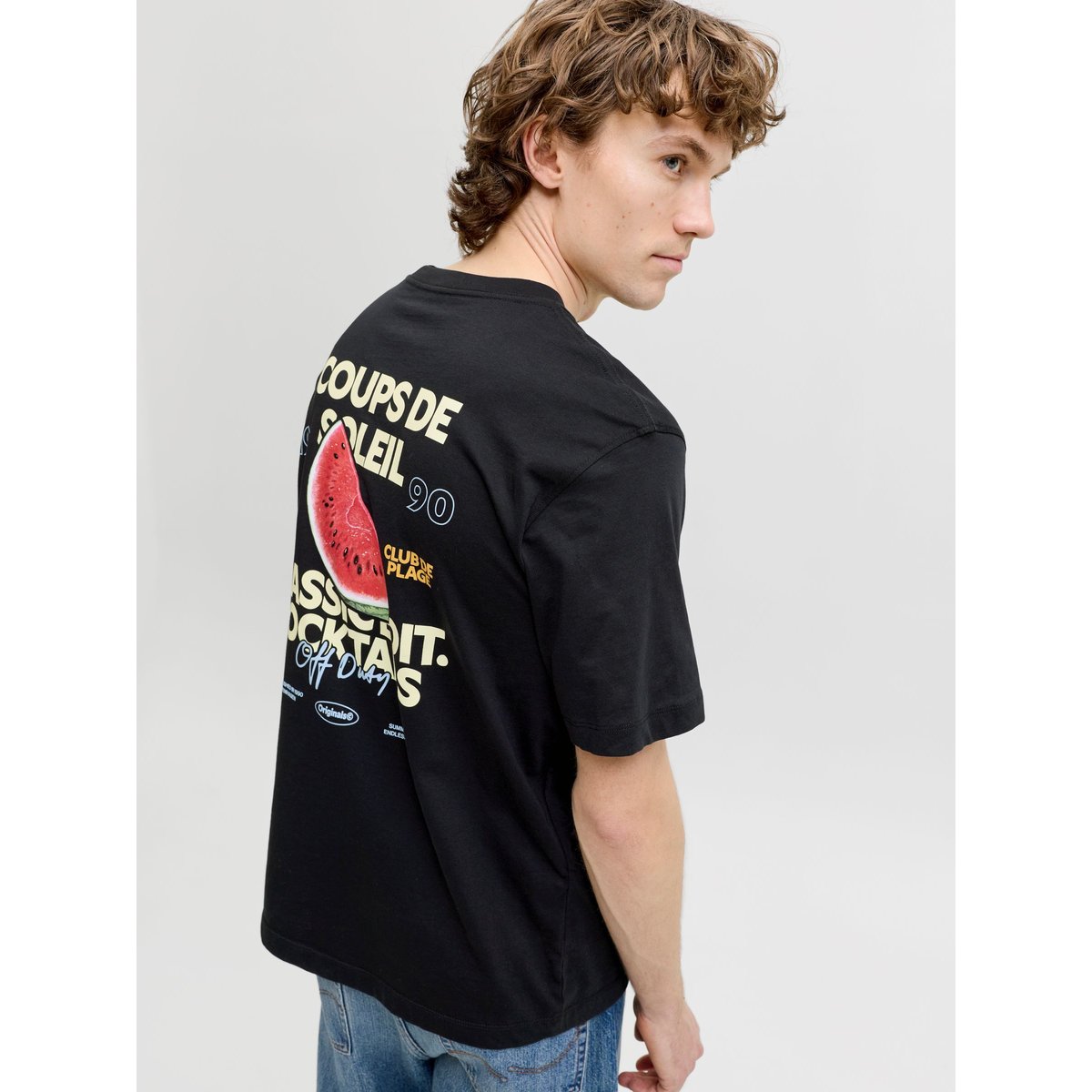 T-Shirt black 1, JACK & JONES