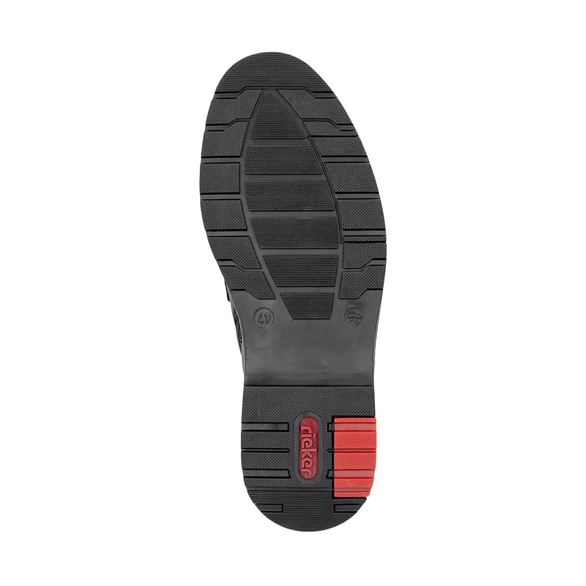 Derbies Cuir Eclair noir, RIEKER