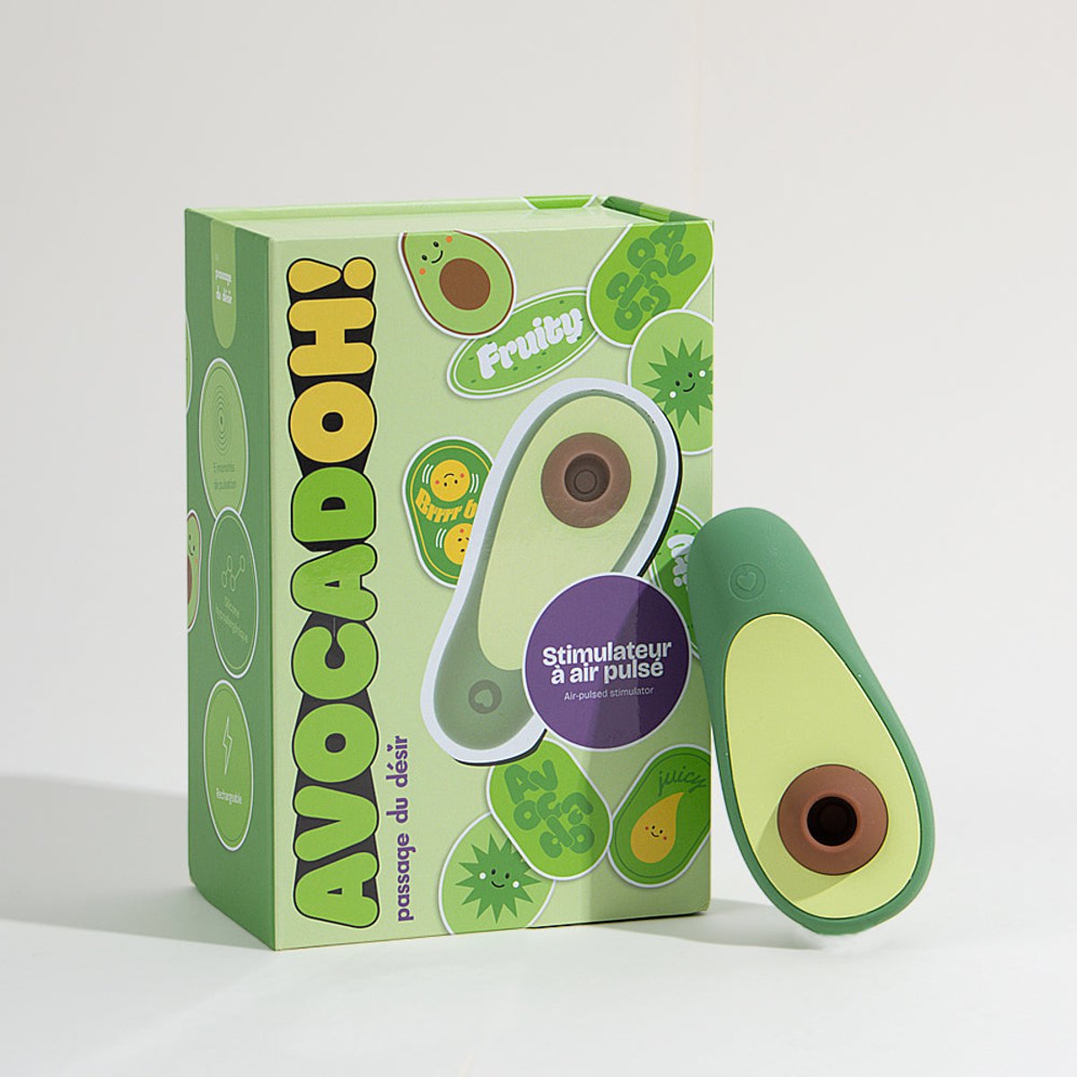 Stimulateur Clitoridien à air pulsé AvocadOh! vert, PASSAGE DU DESIR