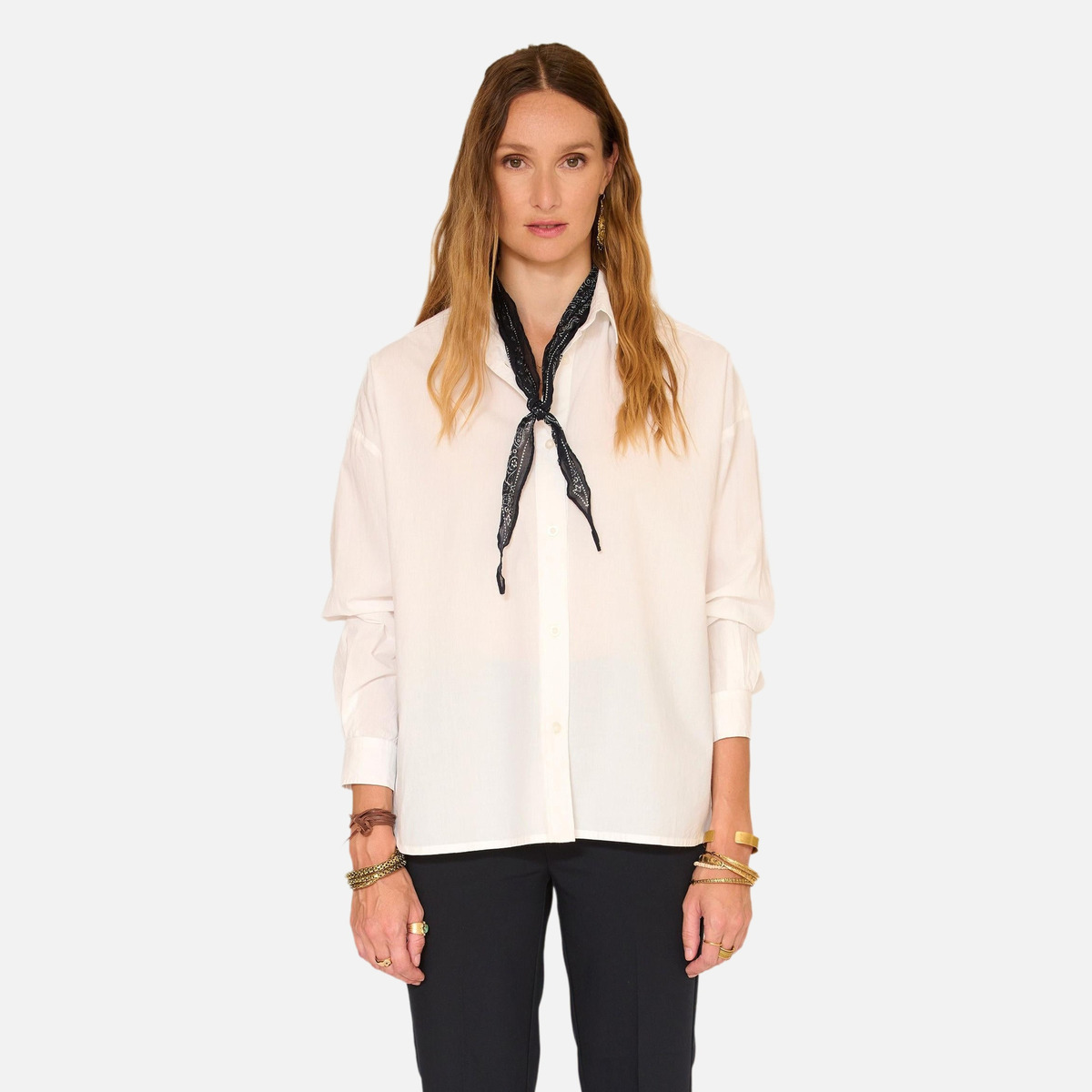 Chemise CIACHA blanc, MKT STUDIO