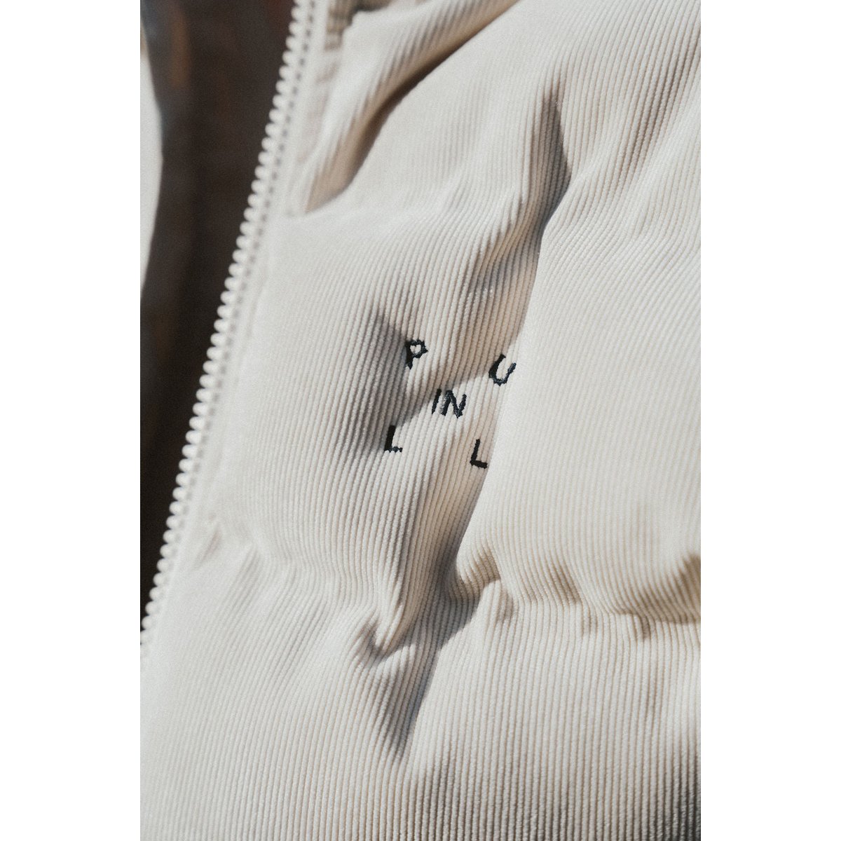 DOUDOUNE VELOURS SAND blanc casse, PULLIN
