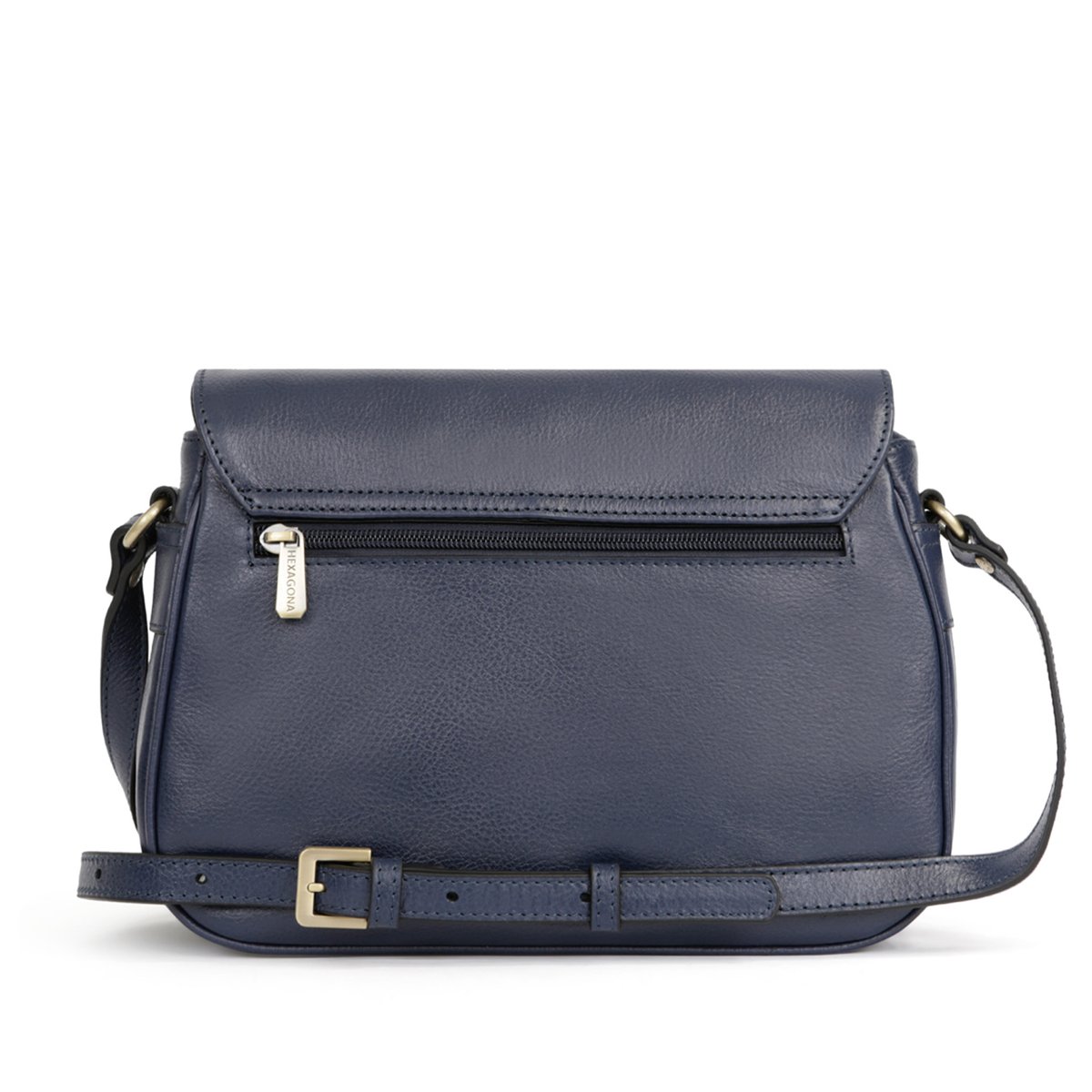 Sac porté travers RÉPUBLIQUE bleu marine, HEXAGONA