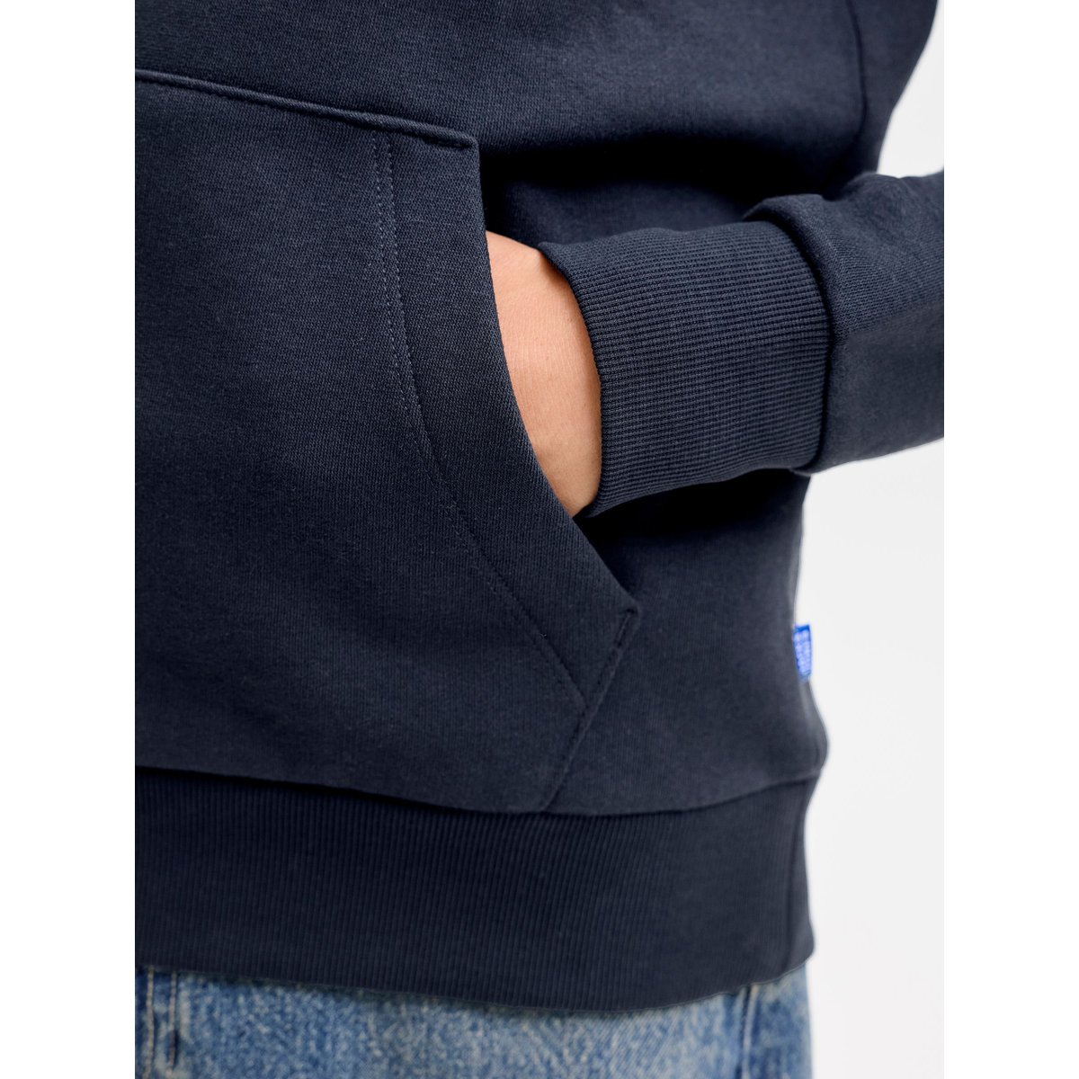 Sweat À Capuche navy blazer, JACK & JONES JUNIOR