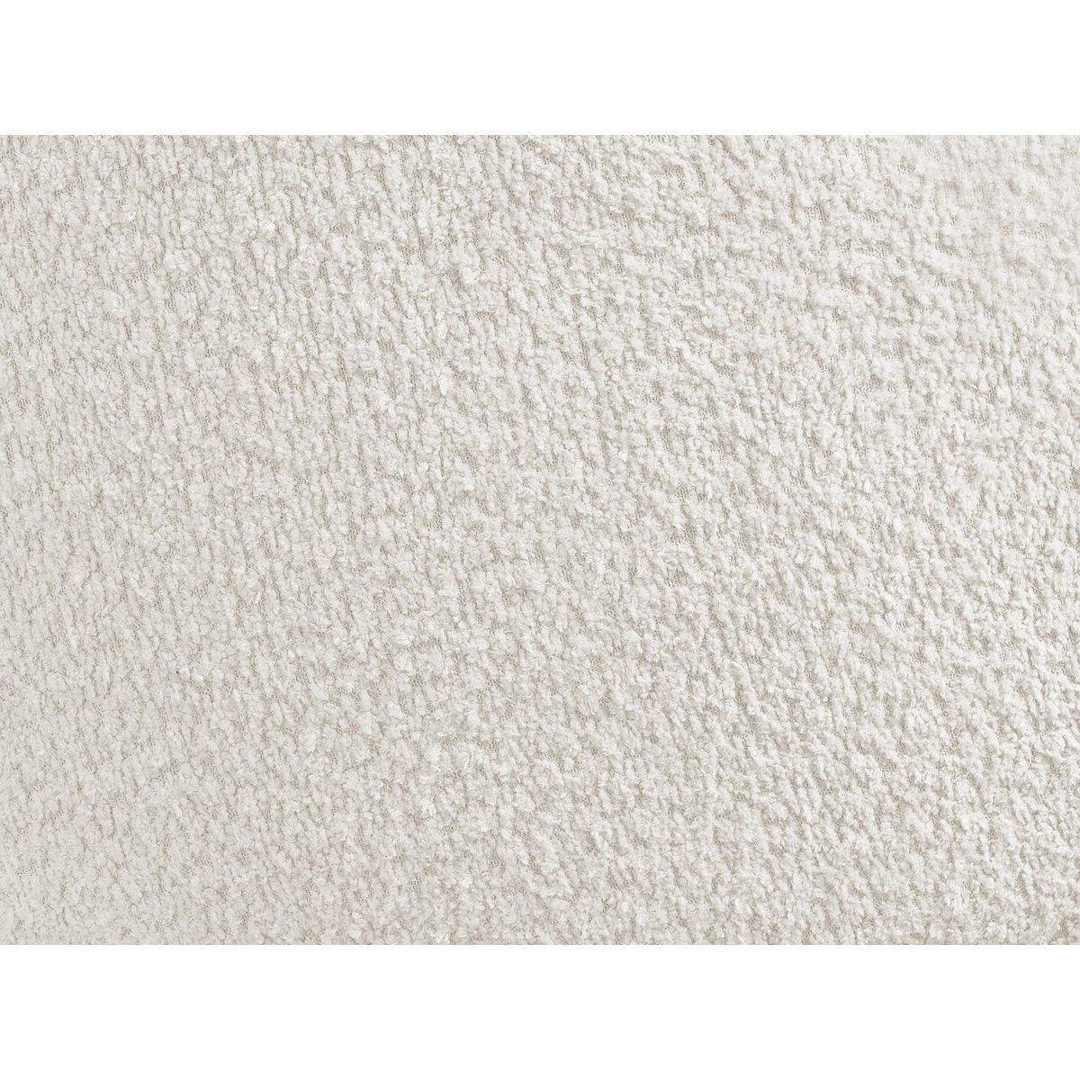 Lot de 2 chaises tissu bouclette, SOPHIE blanc, BOBOCHIC