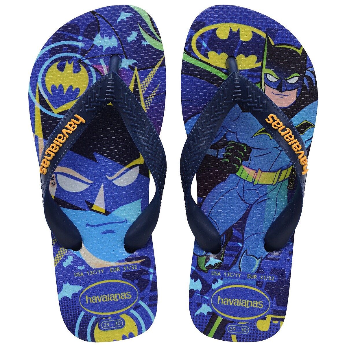 Tongs HAV KIDS TOP WARNER bleu, HAVAIANAS