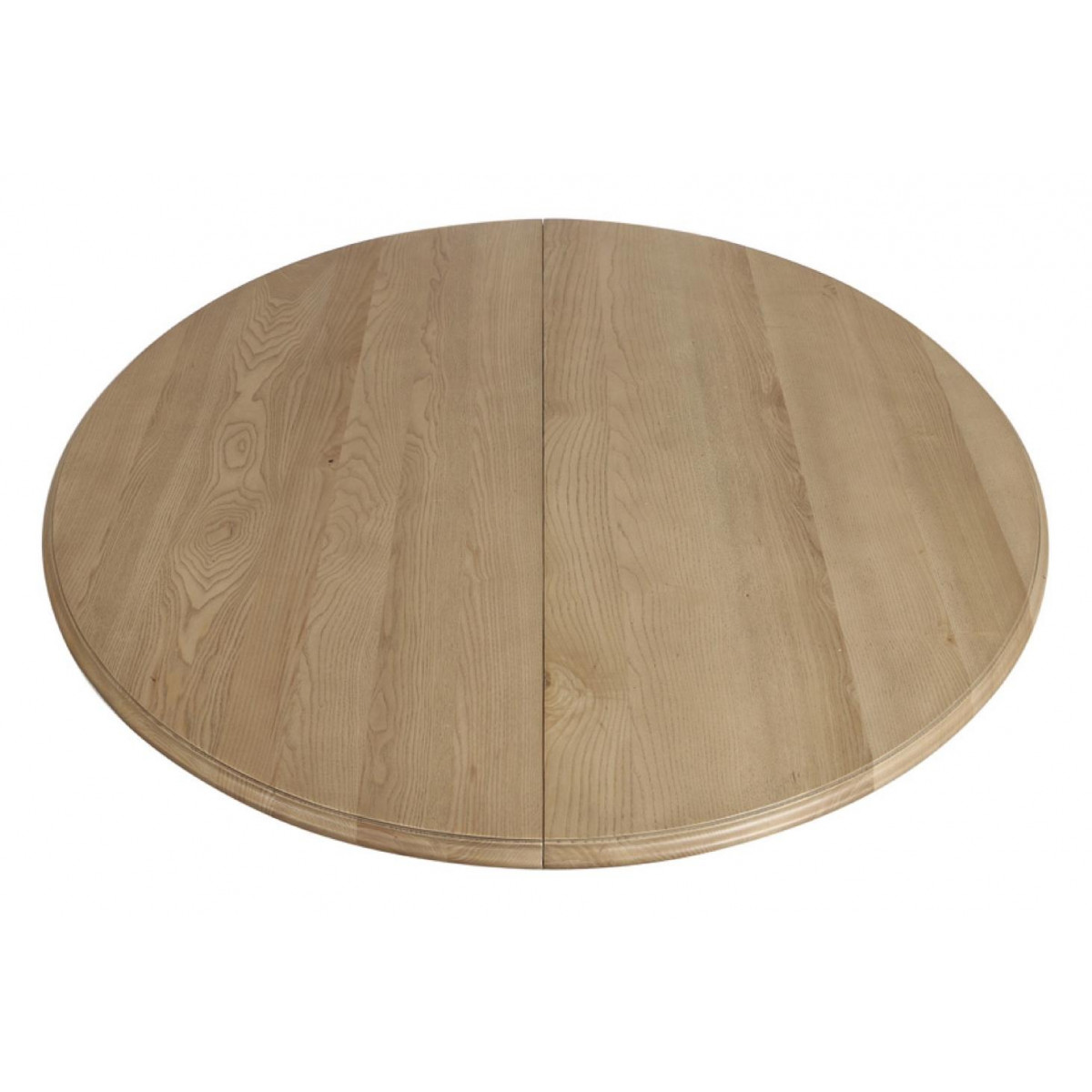 Table ronde 2 allonges - ROMANCE blanc, INTERIOR'S
