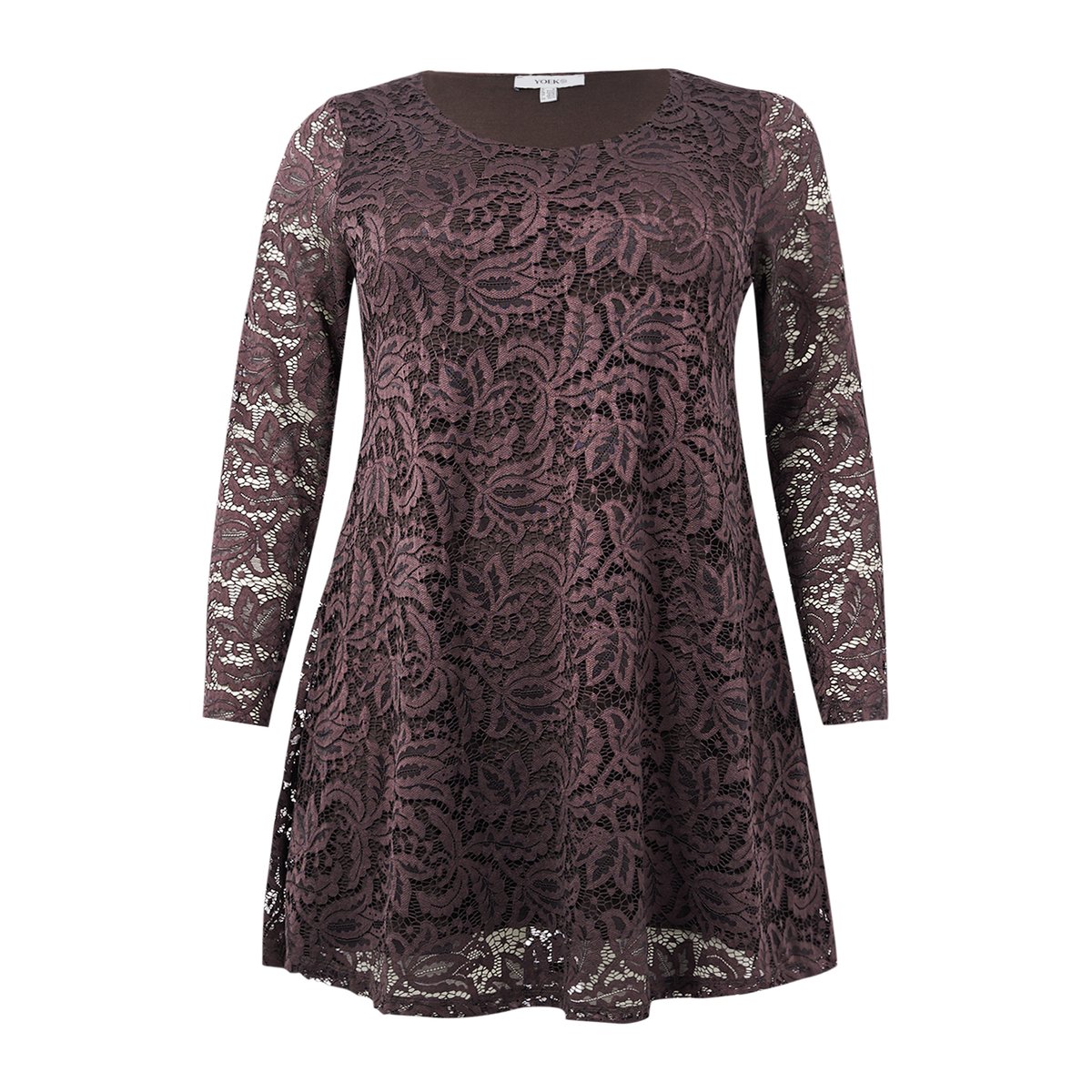 Tunique coupe ample marron, YOEK