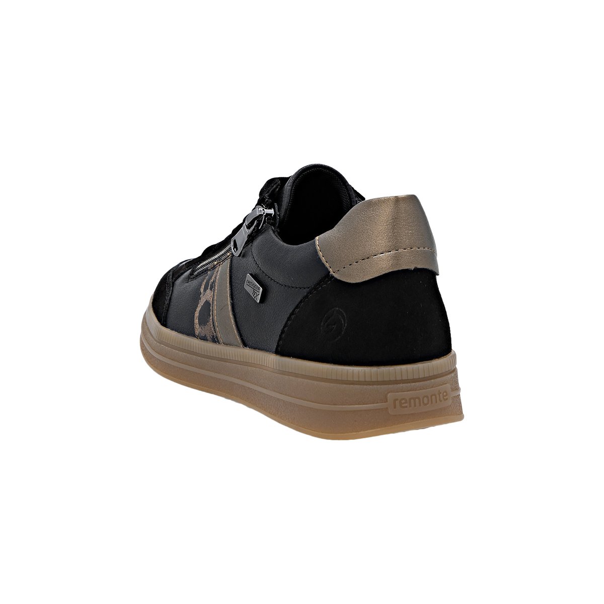 Basket Basse Cuir Rock noir comb, REMONTE