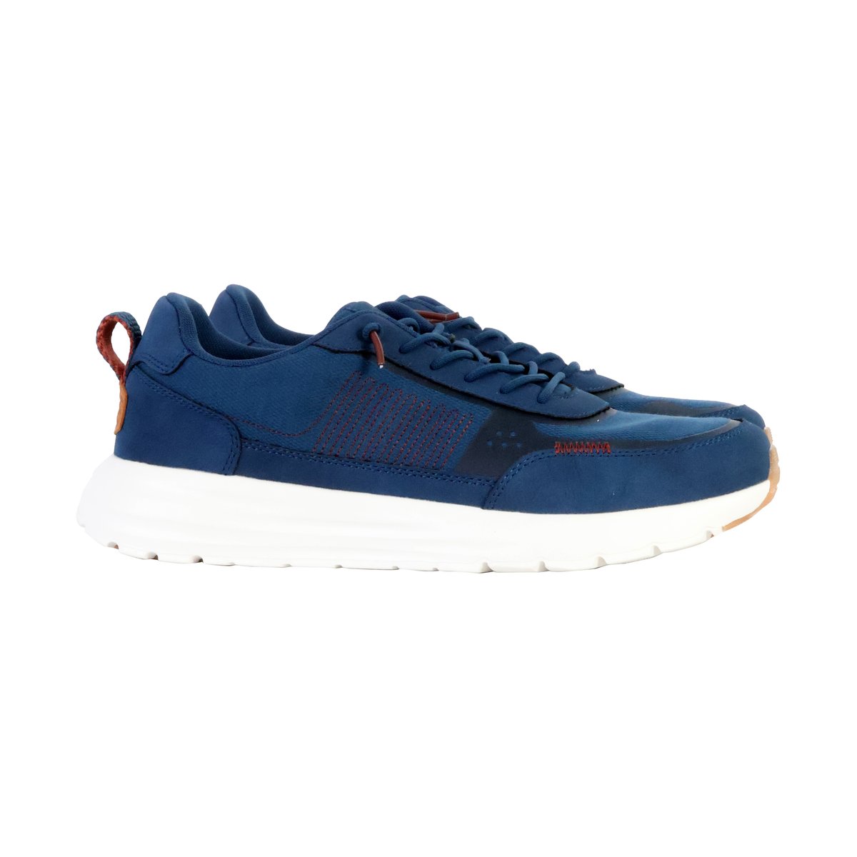 Basket Basse à Lacets Sirocco Alta M Essentials marine blanc, HEY