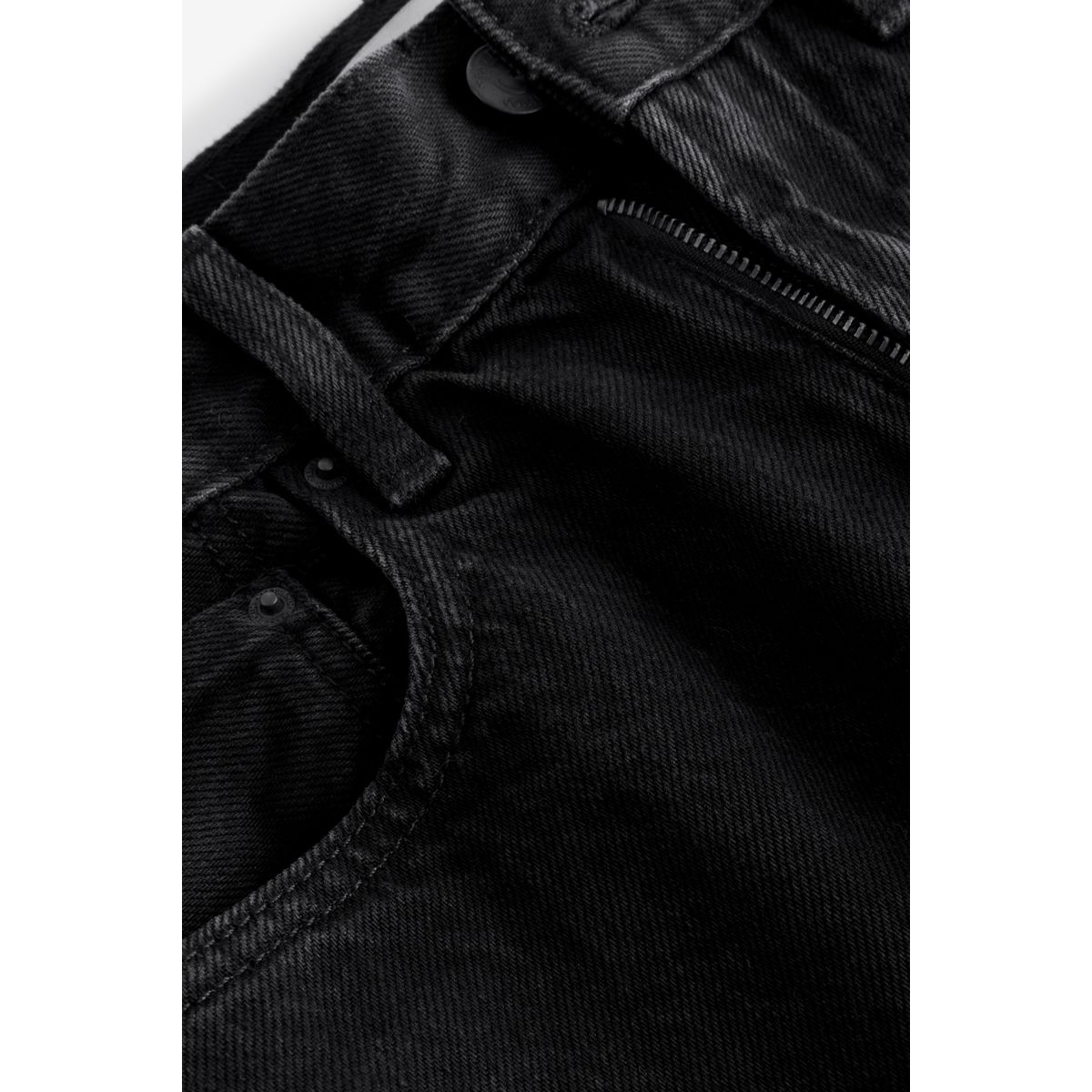 Jean mom droit noir, NEXT