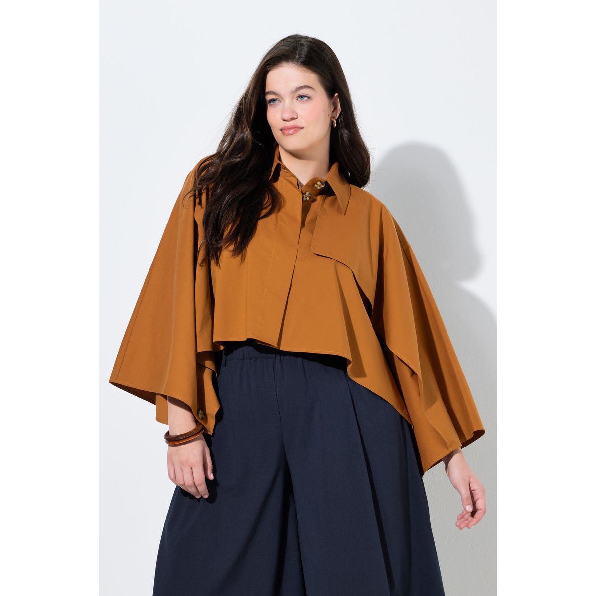 Veste courte et ample esprit trench mangue, ULLA POPKEN