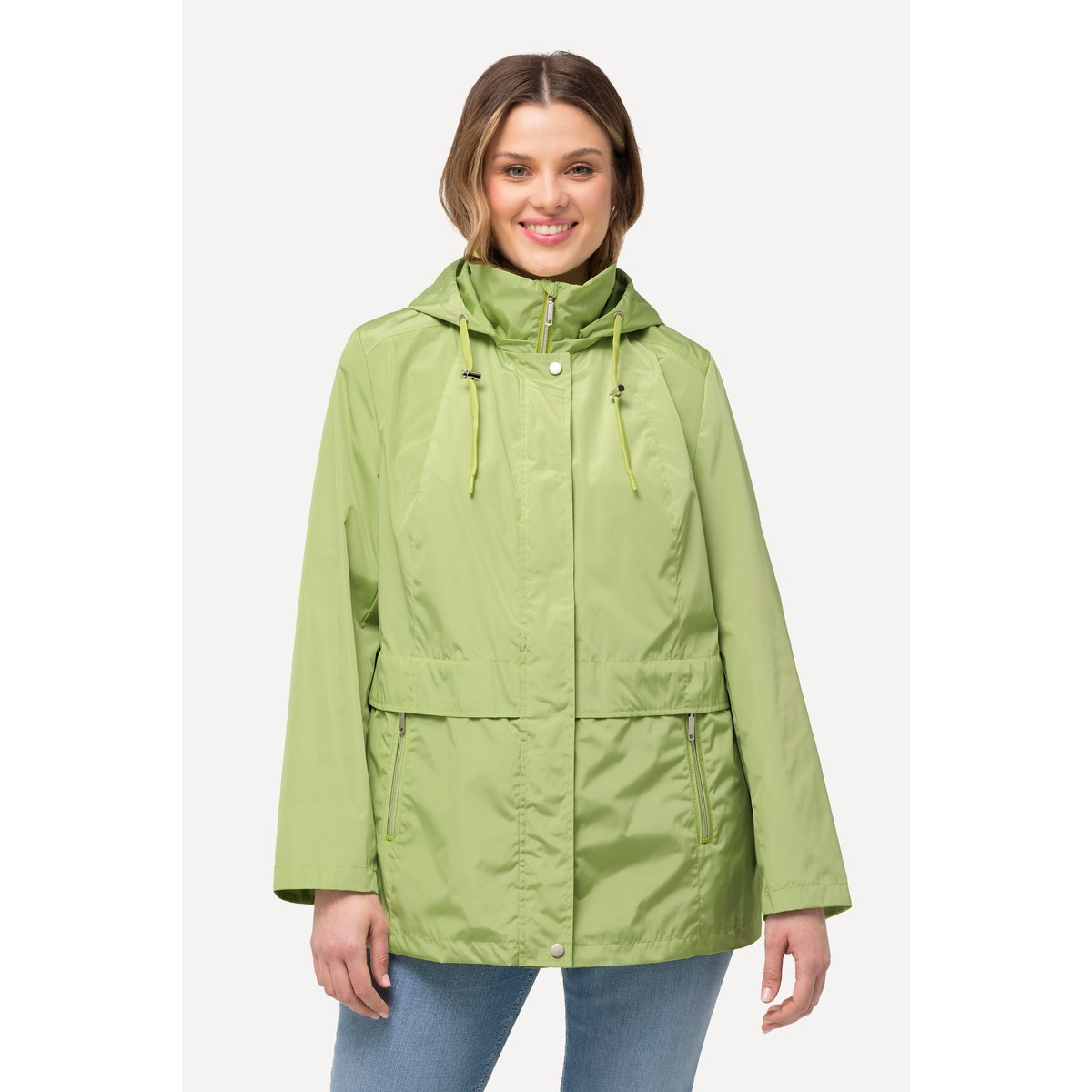 Veste HYPRAR à capuche vert citron, ULLA POPKEN