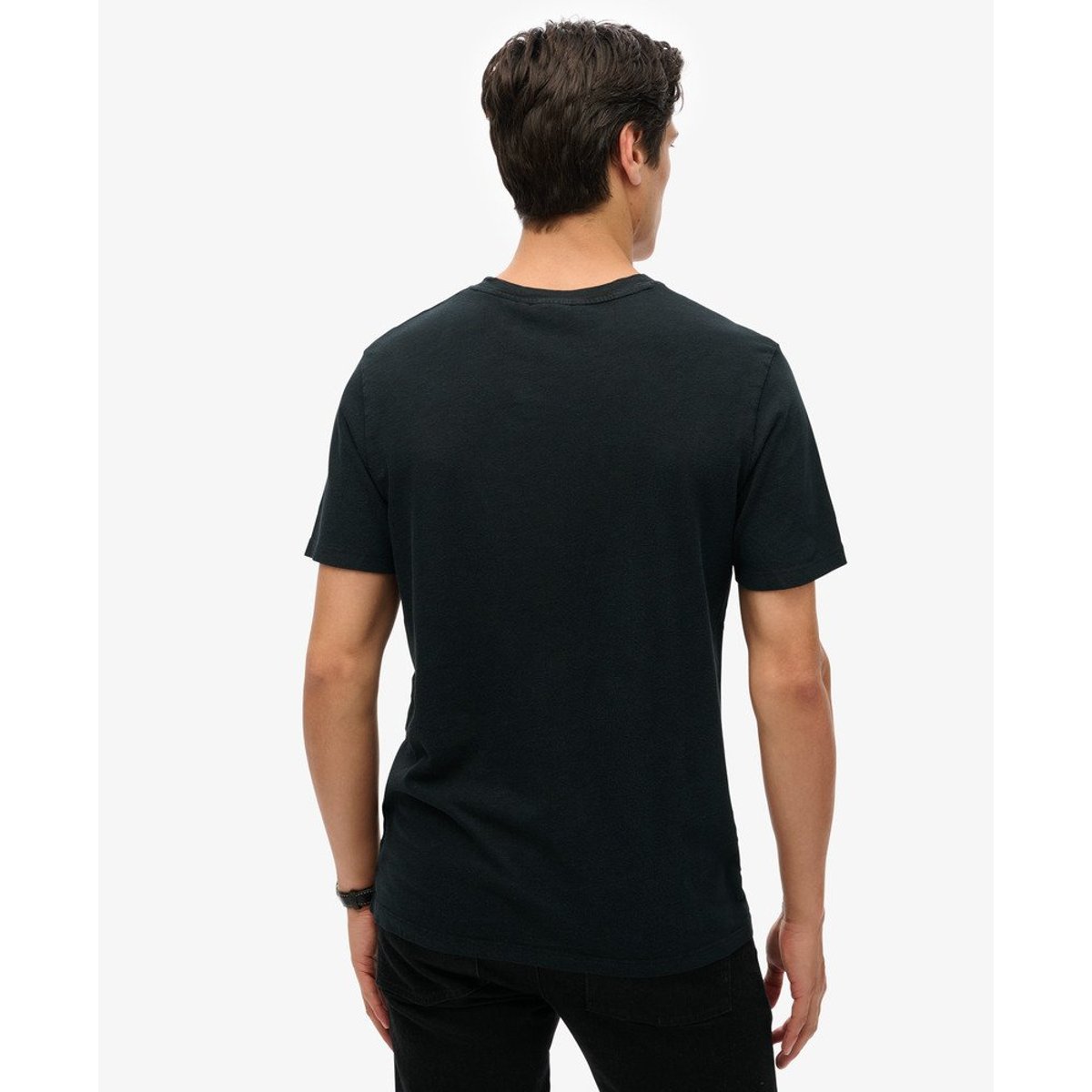T-shirt graphique Retro Rocker noir de jais, SUPERDRY