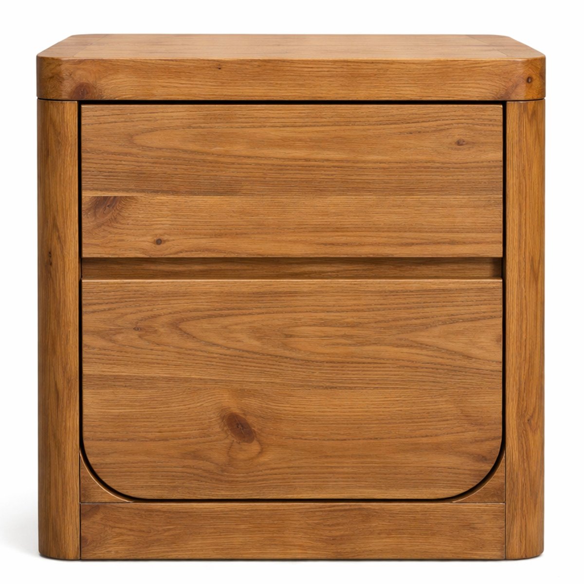 Table de chevet en bois recyclé de pin 55x45x56cm bois, WADIGA