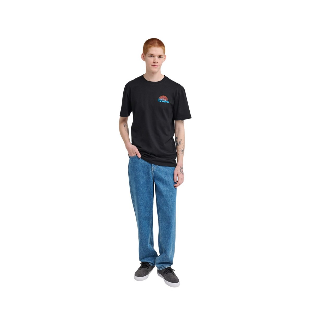T-Shirt manches courtes SOUND WAVES noir flint black, ELEMENT
