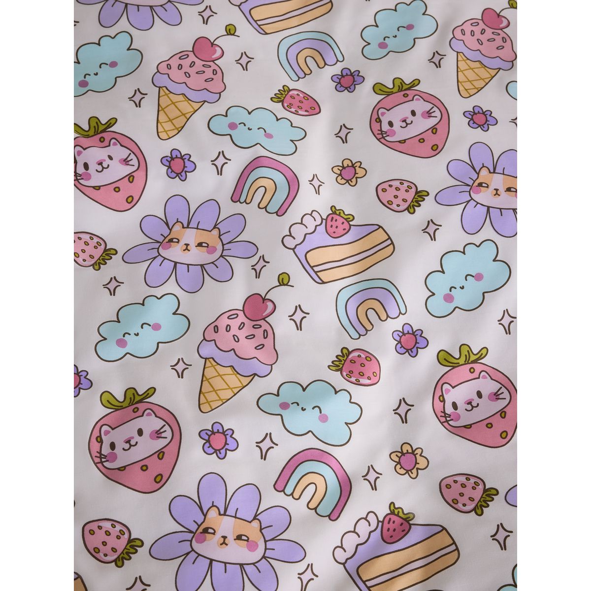 Housse de couette/taies d’oreiller, lot 2 personnage kawaii, NEXT