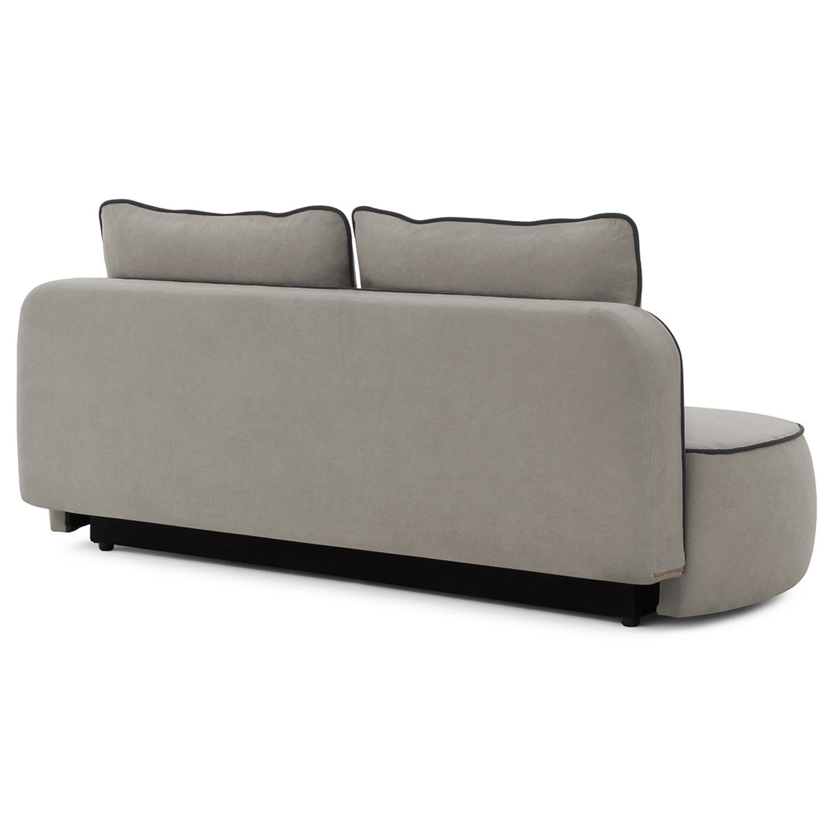 Canapé Convertible 3 places - LAURINE gris, BEST MOBILIER