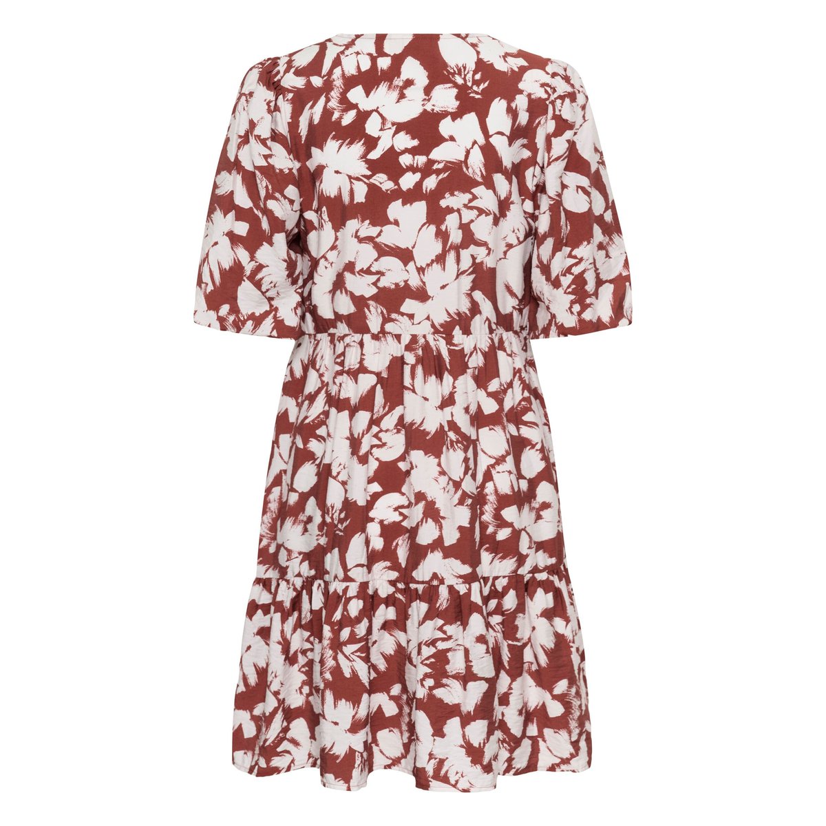 Robe marron henna chalk flower, KAFFE