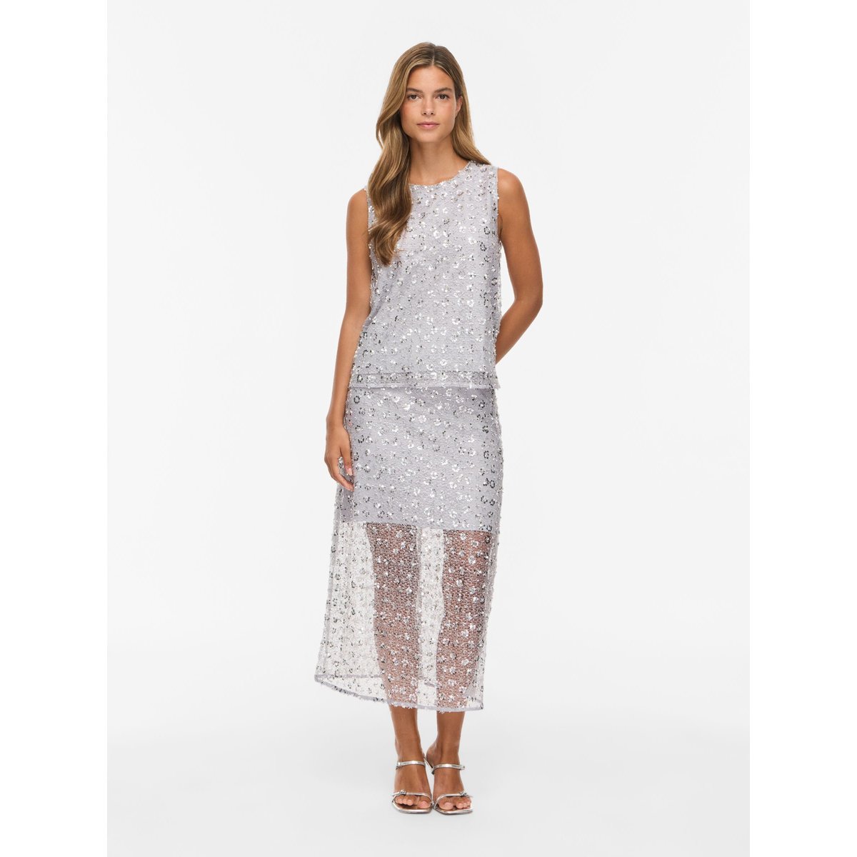 Top Sans Manches gris - silver1, VILA