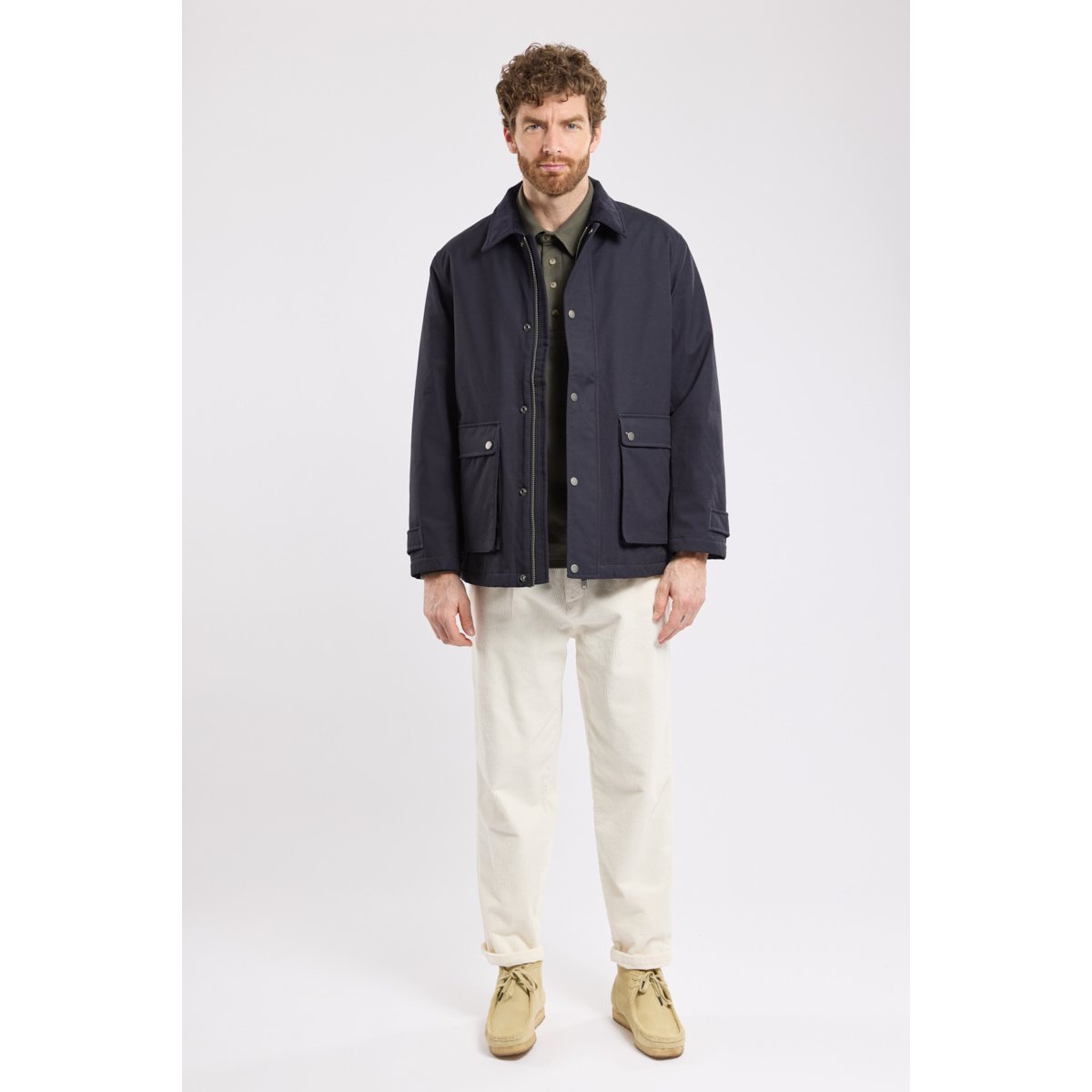 Veste matelassée HERITAGE en coton pour homme rich navy, ARMOR-LUX