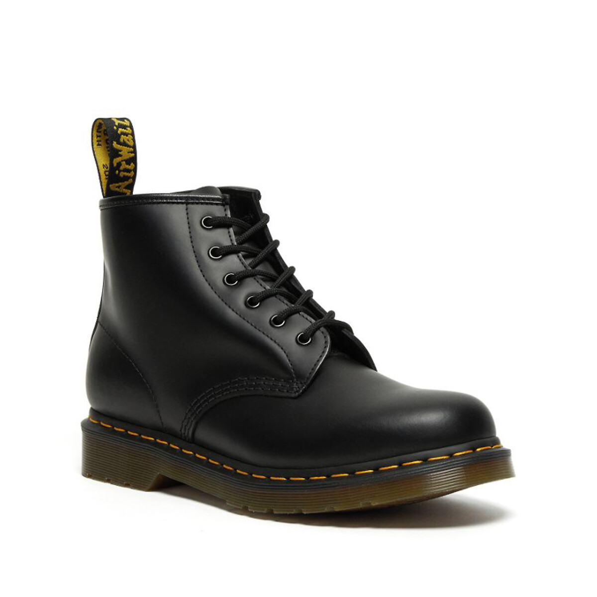 Boots 101 en cuir Smooth noir, DR. MARTENS