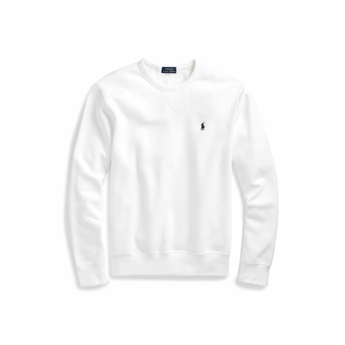 Sweat col rond Polo RL Fleece blanc, POLO RALPH LAUREN
