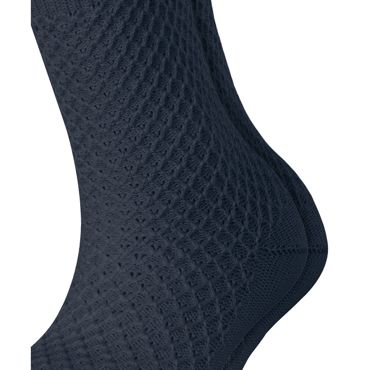 Chaussettes Diamond Knit 2-Pack Opaque space bleu, ESPRIT