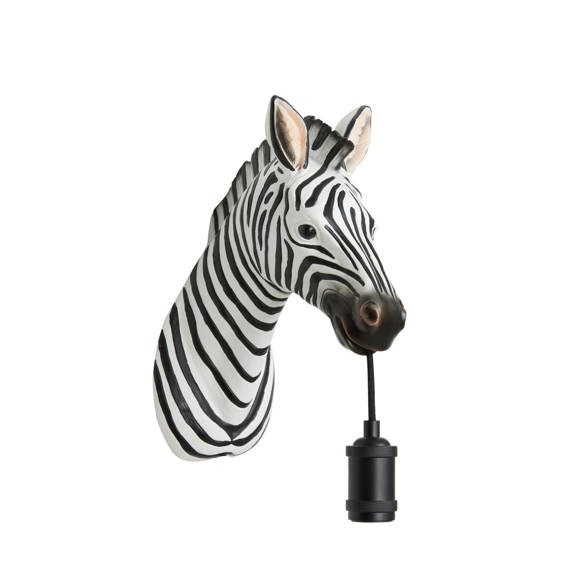 Applique murale plastique zebra Couleur noir Light & Living | La Redoute