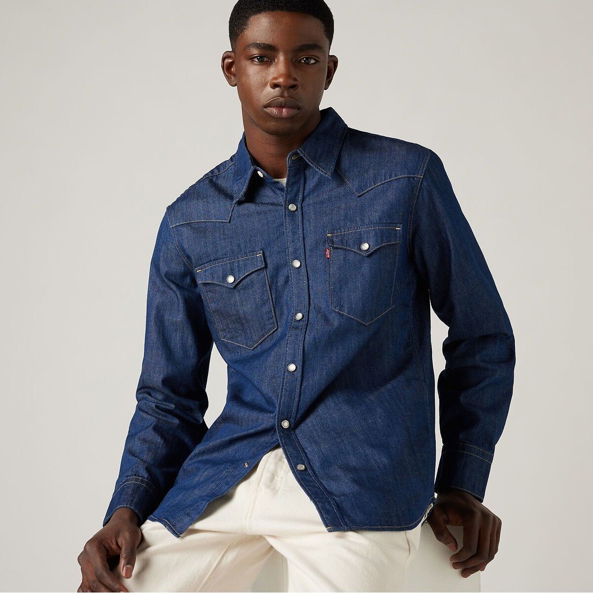 Camisa vaquera Barstow Western azul aclarado    , LEVI'S