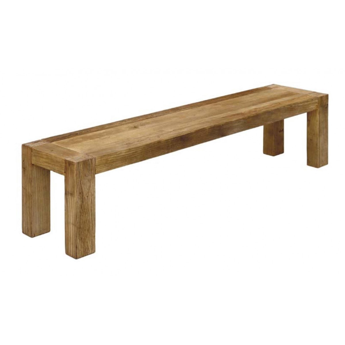 Banc en orme recyclé L180 cm - TRANSITION beige, INTERIOR'S