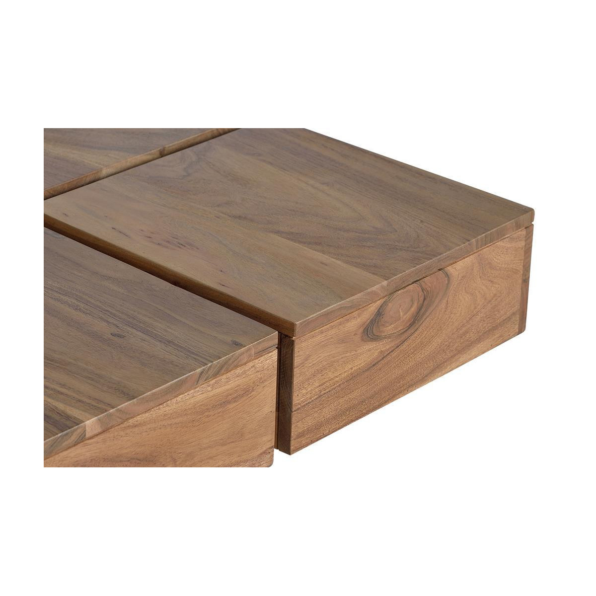Table basse - ENÉLISE marron, DECORATION D’AUTREFOIS