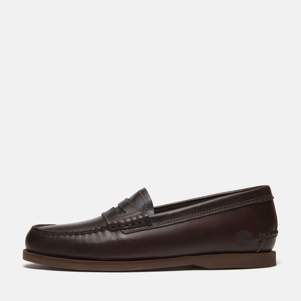 Mocassins classiques en cuir marron, TIMBERLAND