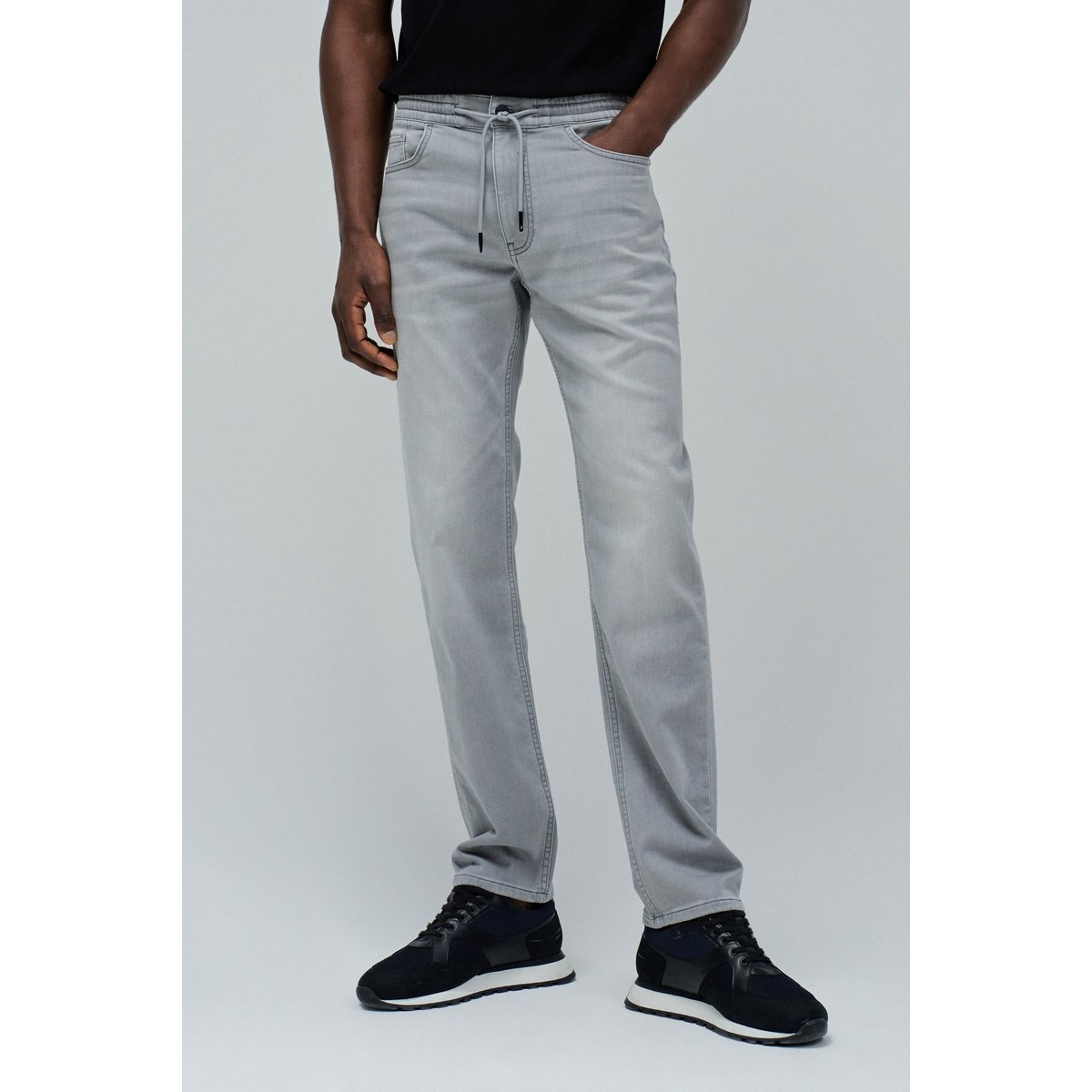 PANTALON JOGGERS S-ACTIV gris, SALSA JEANS