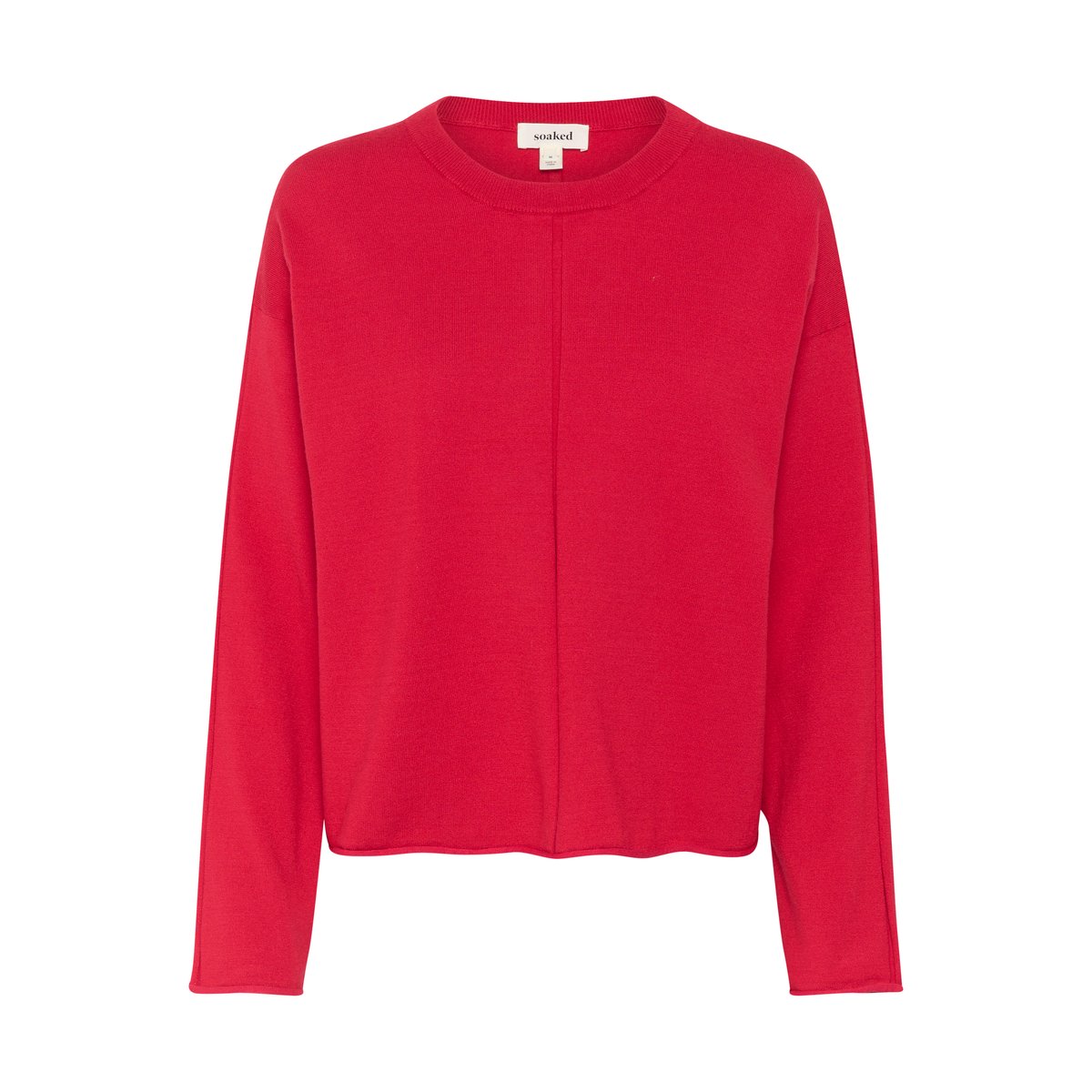 Knitted pullover rouge salsa, SOAKED IN LUXURY