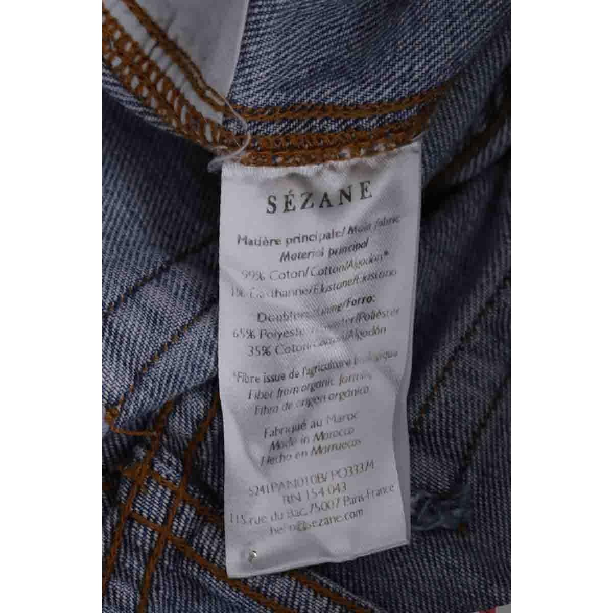 Jean boyfriend - Très Bon État bleu, SEZANE