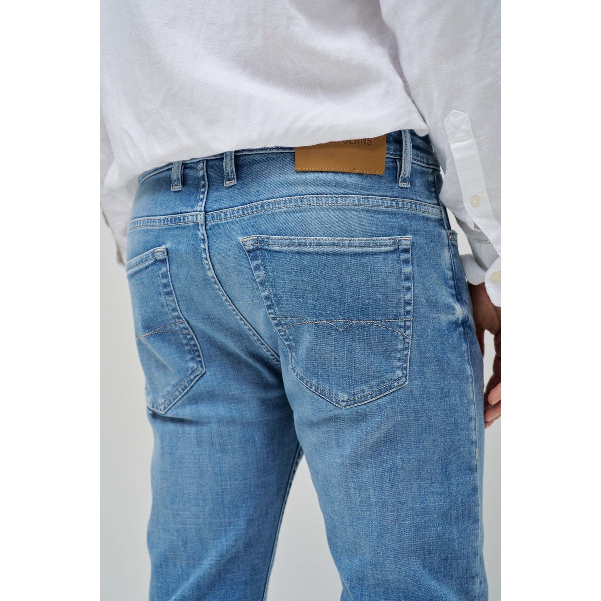 JEAN SLIM FIT bleu turquoise, SALSA JEANS