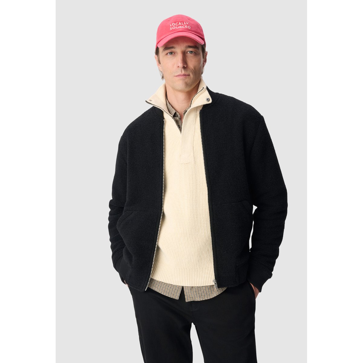 Cardigan teddy laine bouillie noir, IKKS